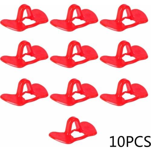 10 pieces of plastic non-bolt chicken anti-pecking glasses, anti-pecking glasses for chickens, pigeons and pheasants