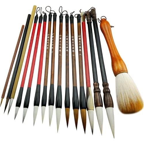Profession Special Calligraphy Pen for Chinese Painting Student Landscape Painting Meticulous Painting Writing Brush Sets