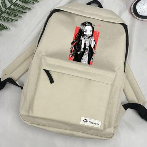 Demon Slayer Nezuko bags backpack school laptop 2021 women schoudertassen plecaki backpack