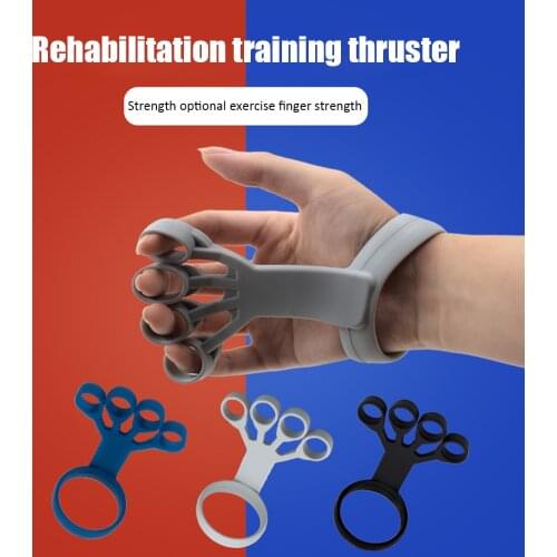 Silicone Grip Device Finger Exercise Stretcher Arthritis Hand Grip Trainer Strengthen Rehabilitation Training To Relieve Pain