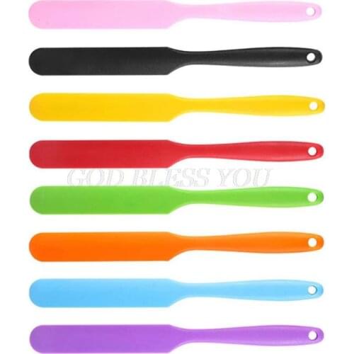 Silicone Stir Sticks Heat Resistant Cake Cream Butter Spatulas Mixing Batter Scraper Non-Stick Flexible for Epoxy DIY Crafts Bak