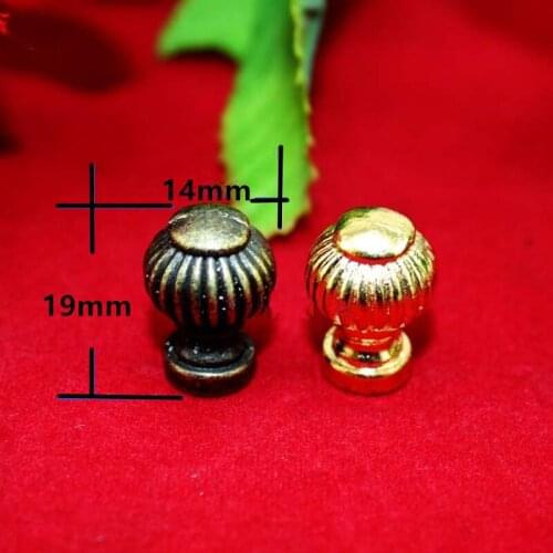 Modern Vintage Lantern Handle Alloy Knobs and Mini Handles Door Handle Cupboard Drawer Kitchen Pull Knob Furniture,14*19mm,10PCs