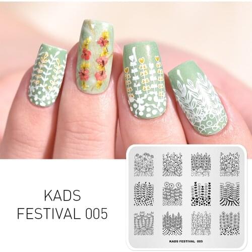 Nail Art Stamping Stamp Plate Manicure Template Flower Pattern Nail Stamp Template Image Painting Nail Art Stencils Template