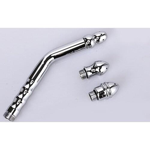 1pc Enema Shower Anal Cleaner 3 Heads Anal Handheld Anus Cleaning Male Female Ducha Higienica Bidet Portable Enema Shower Head