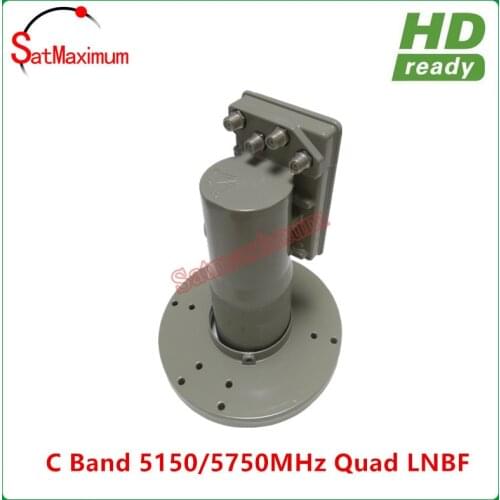 4 Output Digital Ready HD 17K C band 5150/5750MHz LNBF For Low Signal Areas