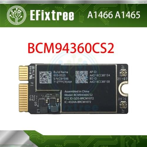 5 PCS 653-0023 A1466 A1465 WiFi Card Bluetooth Air Port for MacBook Air 11"13" BCM94360CS2 BCM94360CS2AX 2013 2014 2015 2017