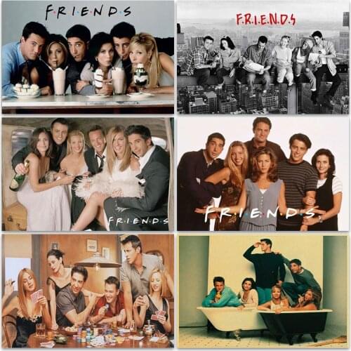 5D Diamond Painting Movie Friends Full Diamond Embroidery Friends Tv Show Cross Stitch Kits Mosaic Picture Wall Art Home Decor