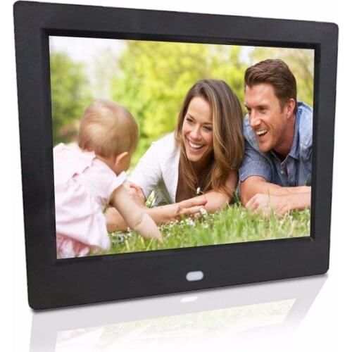 8 inch high resolution support 720P loop playback auto play picture or video digital photo frame advertising machine