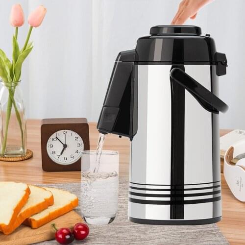 Aluminum Alloy 3 litre volumn air pressure thermos flaskwater pitcher stainless water pitcher hot water container