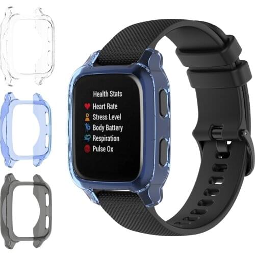 Anti-scratch Case Cover Shell Frame Bumper Protector for Garmin Venu SQ