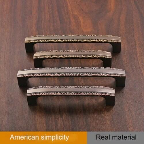 Free shipping Fashion deluxe solid furniture handles 3.8"Wardrobe win cabinet door handle 5"Decoration pulls knobs Drawer handle