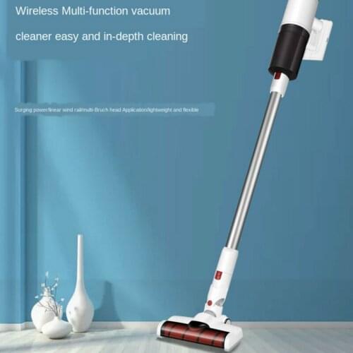 Brushless motor vacuum wireless vacuum cleaner" portable body with large suction hand-held powerful small push rod for removing