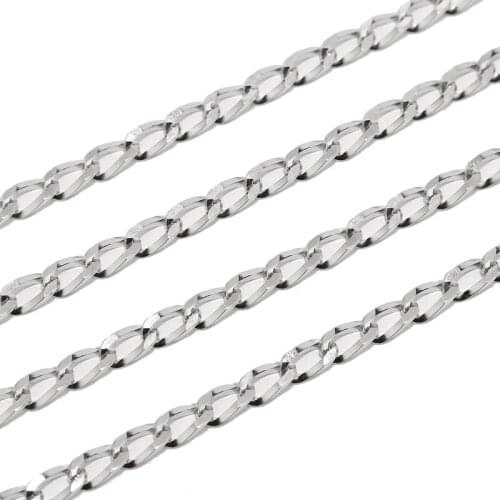 5.5MM width Stainless Steel Rolo Chains Link with Spool Unwelded steel Color for Necklace Bracelet DIY Jewelry Making