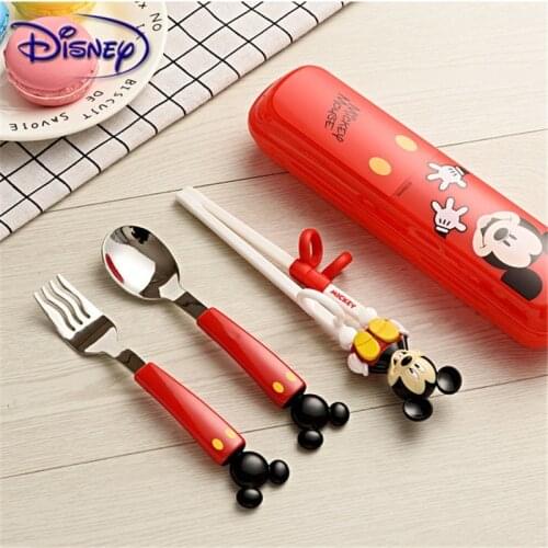 Disney childrens chopsticks learning training chopsticks home practice chopsticks infant baby cartoon cute cutlery set