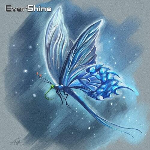 EverShine Diamond Embroidery Animals Mosaic Needlework 5D Diamond Painting Butterfly Sale Kits Rhinestone Pictures Wall Art