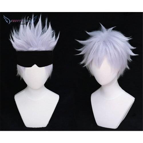 Jujutsu Kaisen Gojo Satoru Cosplay Headwear for Cosplay Costume Suits Halloween Carnival