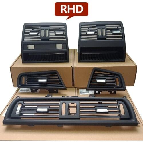 Right Steering Wheel RHD Cars Front Rear AC Air Vent Outlet Grille Cover Trim Set ForBMW 5 Series F10 F11 F18 520 525 530 535