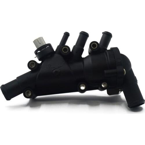 THERMOSTAT HOUSING WITH SENSOR SWITCH & GASKET for F ORD KA 1.3 1.6 PETROL 2003 - 08 OEM XS6E-8A586-AL, XS6E-8A586-AG