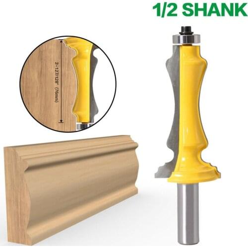 1PC Door & Window Casing Router Bit - 1/2" 12mmShank Line knife door knife Woodworking cutter Tenon Cutter for Woodworking Tools