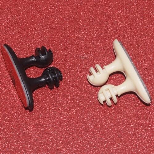 8x Self-adhesive Car Wire Clip Fixer Holder Cable Holder Plastic Mount Clamp Office Cable Organizer Holder ar Black Line Clamp