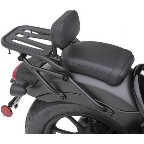 Backrest Sissy Bar Luggage Rack for Honda REBEL CM CMX 500 300 2016 2017 2018 2019 2020 2021 17 18 19 20 2116 17 18 19 20 Black