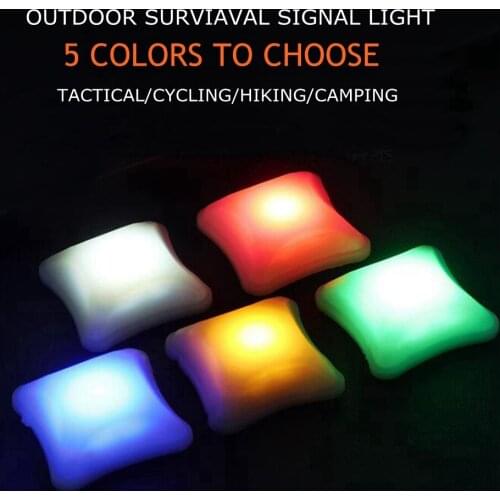 Tactical Signal LED Light Waterproof Military Molle Hunting Vest LED Light Survival Lamp with Magic