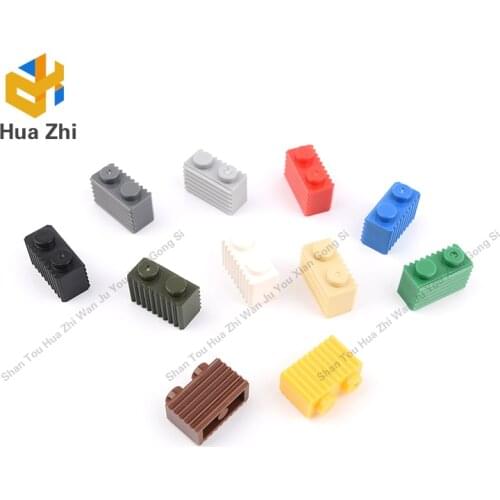 Building Blocks 2877 10PCS Brick Special 1 x 2 with Grill LEGOING Parts MOCS Education