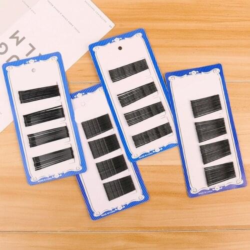 36/60Pcs Black Hairpins For Women Hair Clip Lady Bobby Pins Invisible Wave Hairgrip Barrette Hairclip Styling Tools Accessories