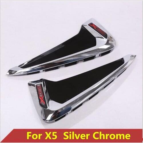 40pcs Good Quality New Car Styling 3D ABS Xdrive X5 Side Fender Air Outlet Badge Emblem Sticker Decal For 2014-2016 X5