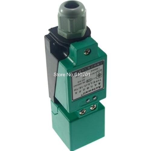 AC90-250V 2-Wire LXJ3-15/TH Inductive Proximity Switch Sensor 45*45*1mm(Rail)