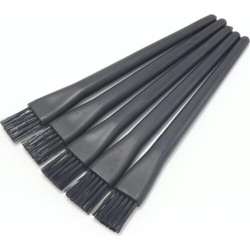 Black hard material anti-static brush industrial board cleaning dusting electrostatic brush protection straight handle brush