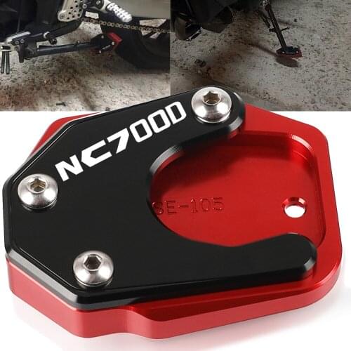 For Honda NC700D INTEGRA 2012 2013 2014 2015 Motorcycle CNC Kickstand Foot Side Stand Extension Pad Support Plate Enlarge Stand
