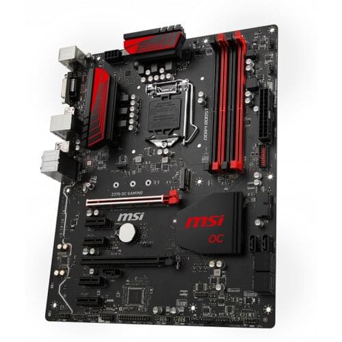 Intel Z370 MSI Z370 OC GAMING Motherboard LGA 1151 DDR4 ram support Corei7i5i3 Pentium cpus PCI-E 3.0 M.2 USB3.1ATX Motherboard