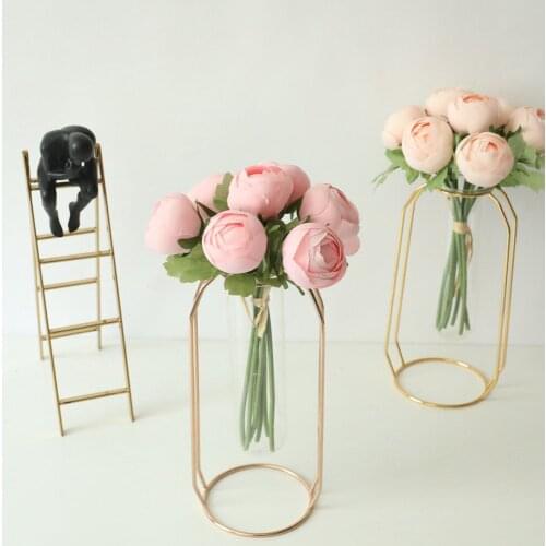 Artificial Flowers Lotus Bunch for Home Decoration Silk Rose Bouquet Fake Peony Wedding Decorative Artificial Flores Wreath