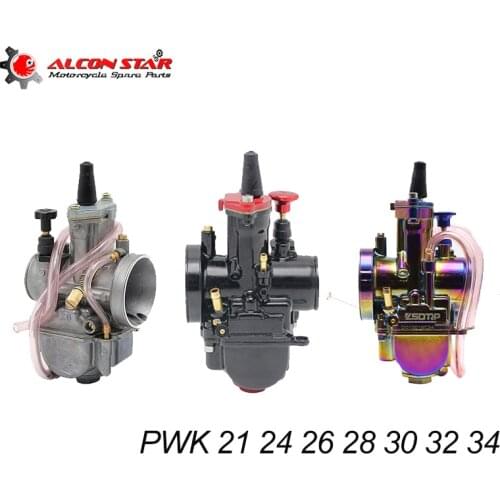 Alconstar- Universal 21 24 26 28 30 32 34 2T/4T PWK Motorcycle Carburetor Carburador Power Jet For Yamaha Mikuni Koso ATV Suzuki