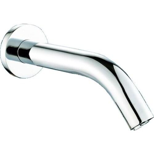 Brass Material Chrome Color Wall Mounted AC or DC 2 Model Power of Luxury Automatic Infrared Sensor Smart Faucet