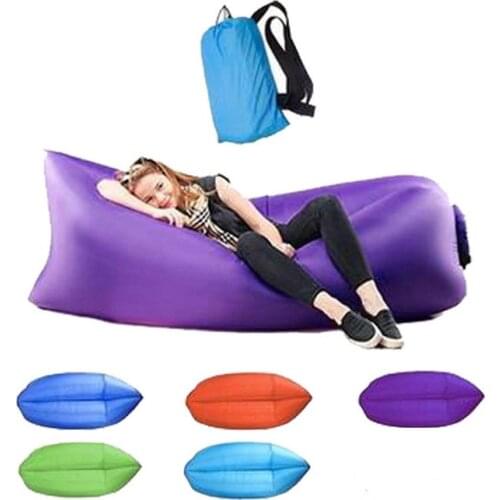 Camping Inflatable Sofa Lazy Bag Ultralight Down Sleeping Bag Outdoor Air Bed Inflatable Sofa