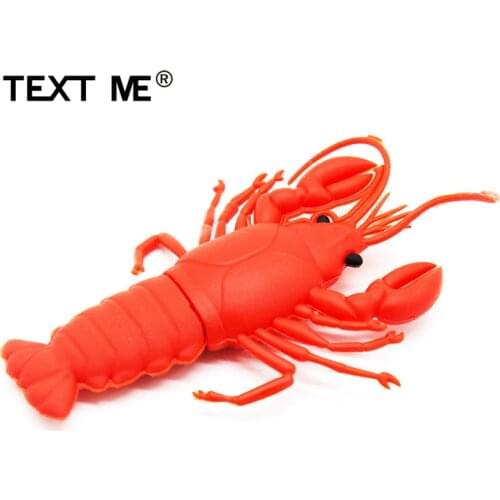 TEXT ME cartoon Red lobster usb2.0 4GB 8GB 16GB 32GB 64GB pen drive USB Flash Drive creative gifty 100% real capcacity