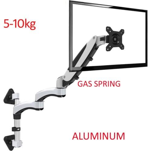 DL-FE120W-L Aluminum Alloy 360 Degree Full Motion 15-27 inch LCD LED TV Wall Mount Bracket Monitor Holder Rack Monitor Support