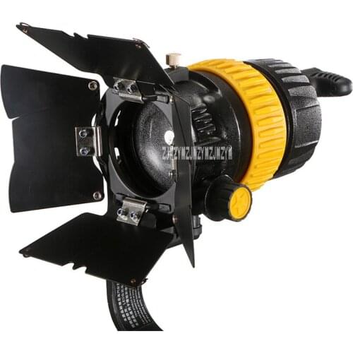 New FC-500A Film Spotlight Portable High-quality 5600K/3200K 50W LED Spotlight Photographic Lamp AC90-260V/DC12-24V 5-50 Degree