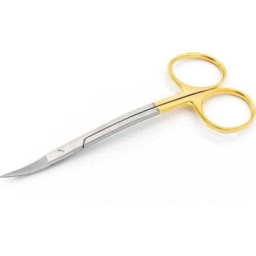 LaGrange supercut scissors 11.5cm double s curved serrated blade free slip cutting dental rhinoplasty surgery instruments kit