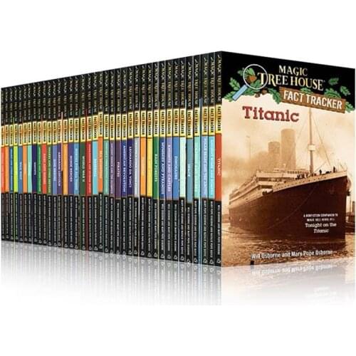 6-12 year 38 book/set Magic Tree House Fact Tracker English picture story books Children Enlightenment encyclopedia Chapter book