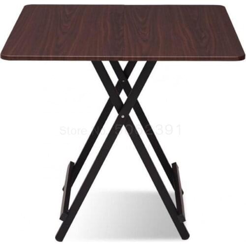 Simple Foldable Small Dining Table, Low Legs, Wall-to-wall Household Round Table, Rental Dormitory, 4 People, 2 Square Dining Ta