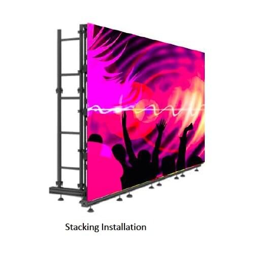 Stacking Installation Led Screen Indoor Outdoor Use P3.91P4.81P2.6P2.976 Rental Led Display