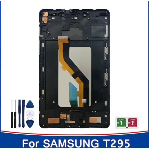 AAA+ LCD +Frame Replace for Samsung Galaxy Tab A 8.0 2019 SM-T290 SM-T295 T290 T295 LCD Display Touch Screen Digitizer Assembly