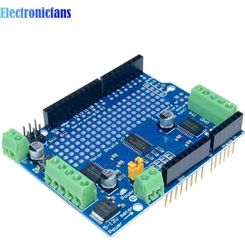 Standard IIC I2C TB6612 Mosfet Stepper Motor PCA9685 PWM Servo Driver Shield V2 For Arduino Robot PWM Uno Mega R3 Replace L293D