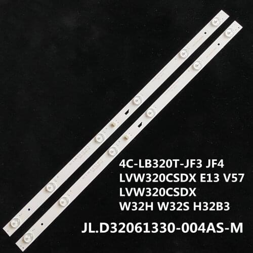 LED backlight strip 6 lamp for JL.D32061330-004AS-M 057GS 4C-LB320T-JF3 JF4 LVW320CSDX E13 V57 LVW320CSDX W32H W32S H32B3