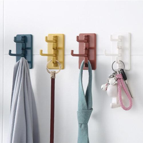 Creative Organ Self-adhesive Hook Storage Rack Wall Hanging Shelf Waterproof Mount Kitchen Storage Bathroom Gadget