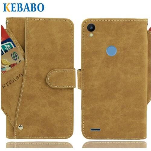 Vintage Leather Wallet Tecno POP 1S 1S Pro Case 5.5" Flip Luxury 3 Front Card Slots Cover Magnet Stand Phone Protective Bags