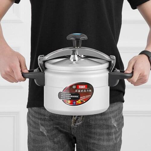 Explosion-proof household electromagnetic oven gas stove aluminium alloy pressure cooker soup stewpot press pot pan 4L